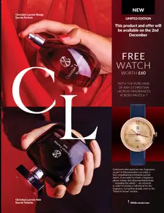 Preview of AVON - Offers valid from 01.12.2025 | Page: 6 | Products: Eau de toilette, Watch