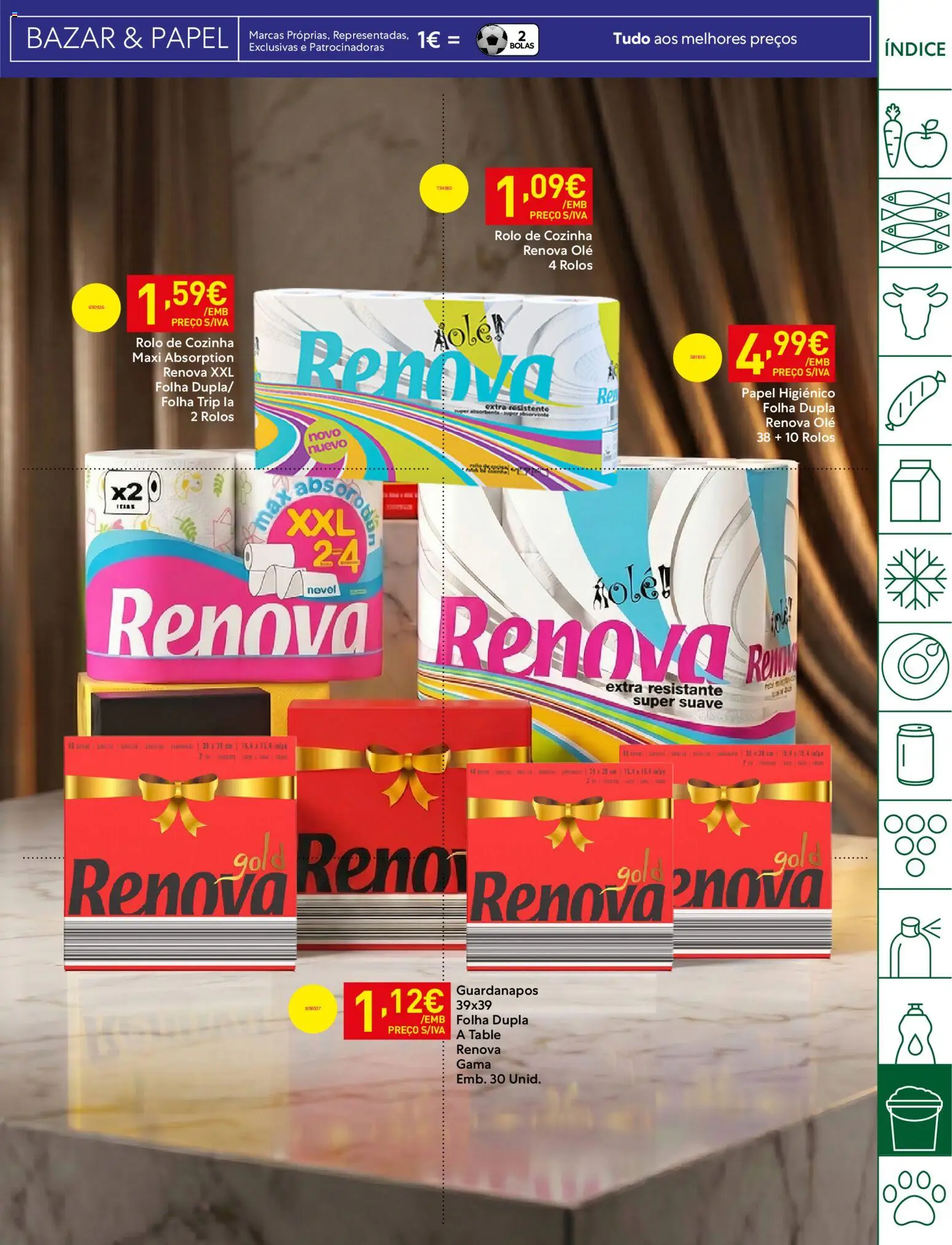 Recheio - Bons Negócios Madeira │ válido de 21.04.2026 | Página: 51 | Produtos: Papel higiénico, Guardanapos