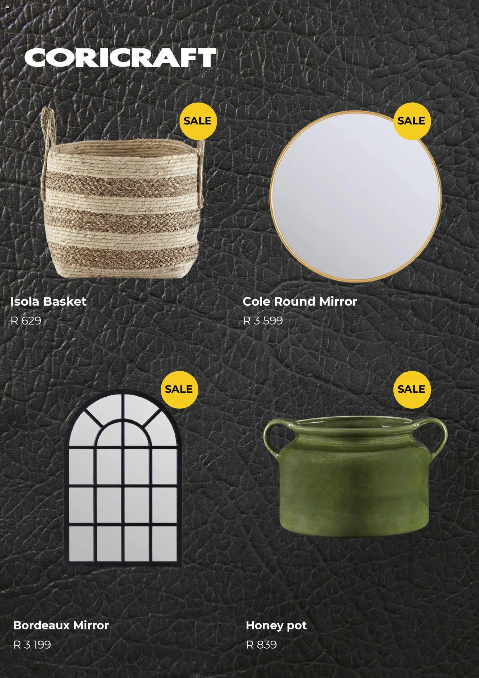 New Coricraft catalogue – valid from 24.11.2025 | Page: 9 | Products: Basket, Mirror