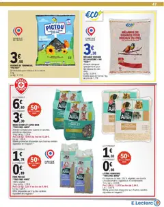 E.Leclerc - Prévisualisation de MENU COMPLET LAPIN NAIN "TOUS MES AMIS", Aliment complet avec luzerne et carottes, enrichi en vitamines. 3 kg. valide à partir de 24.02.2026 | Page: 47 | Produits: Carottes, Lapin, Litière, Luzerne