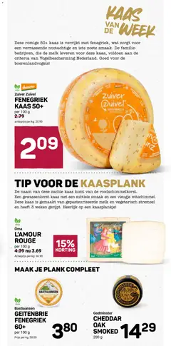 Ekoplaza - Folder week 46 - Voorbeeld van een folder van Ekoplaza, geldig van 12.11.2025 | Pagina: 7 | Producten: Melk, Kaas, Cheddar, Plank