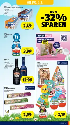 Hofer Flugblatt ab 04.03.2026 gültig | Seite: 15 | Produkte: Himbeere, Joghurt, Schokolade