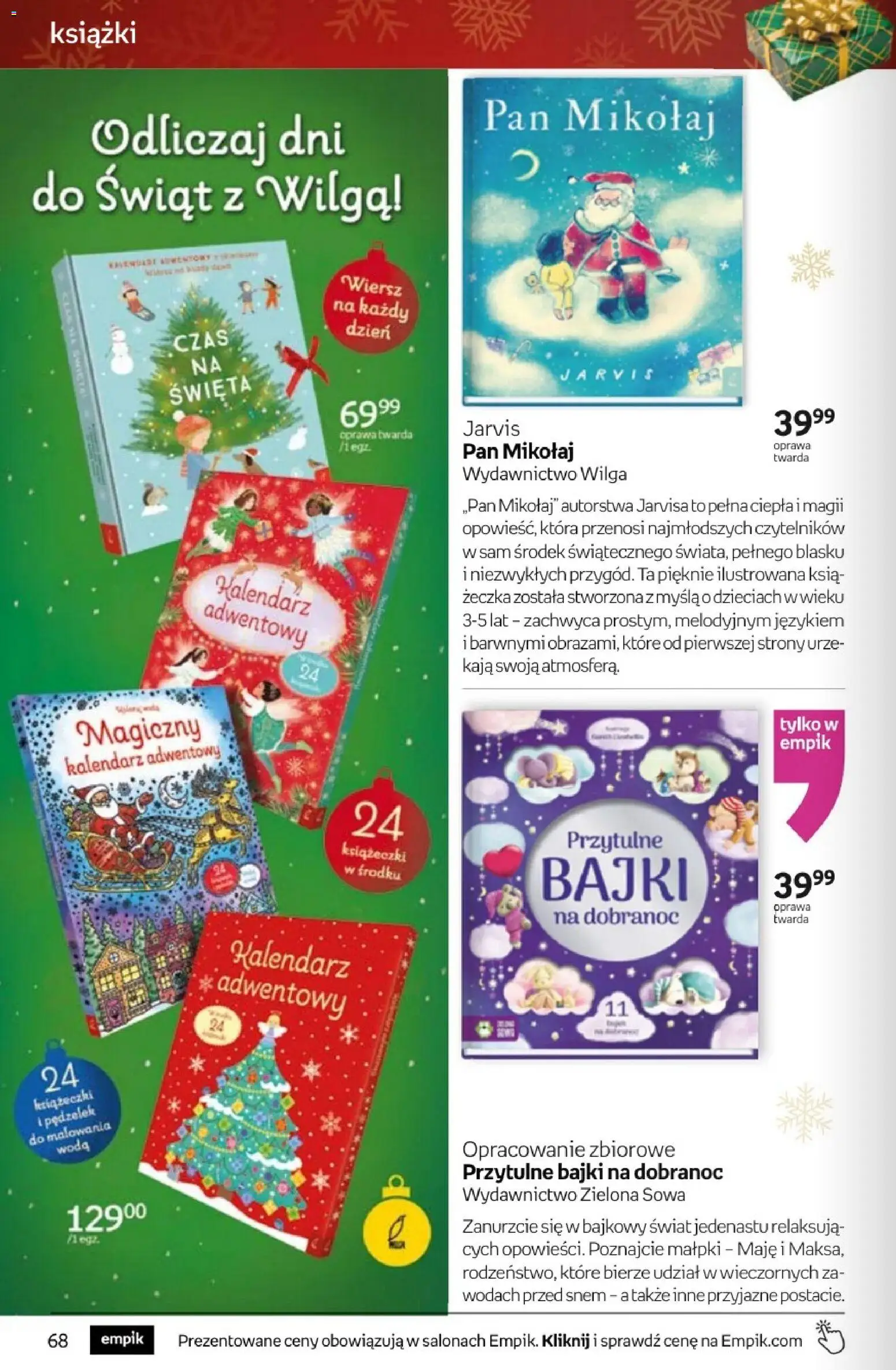 Empik promocje - Tom kultury Książki od 12.11.2025 | Strona: 68 | Produkty: Kalendarz adwentowy, Kalendarz, Książki, Woda