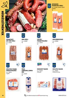 SZELETELT BACON, Szeletelt bacon - amely érvényes a következő dátumtól: 01.06.2025 | Oldal: 12