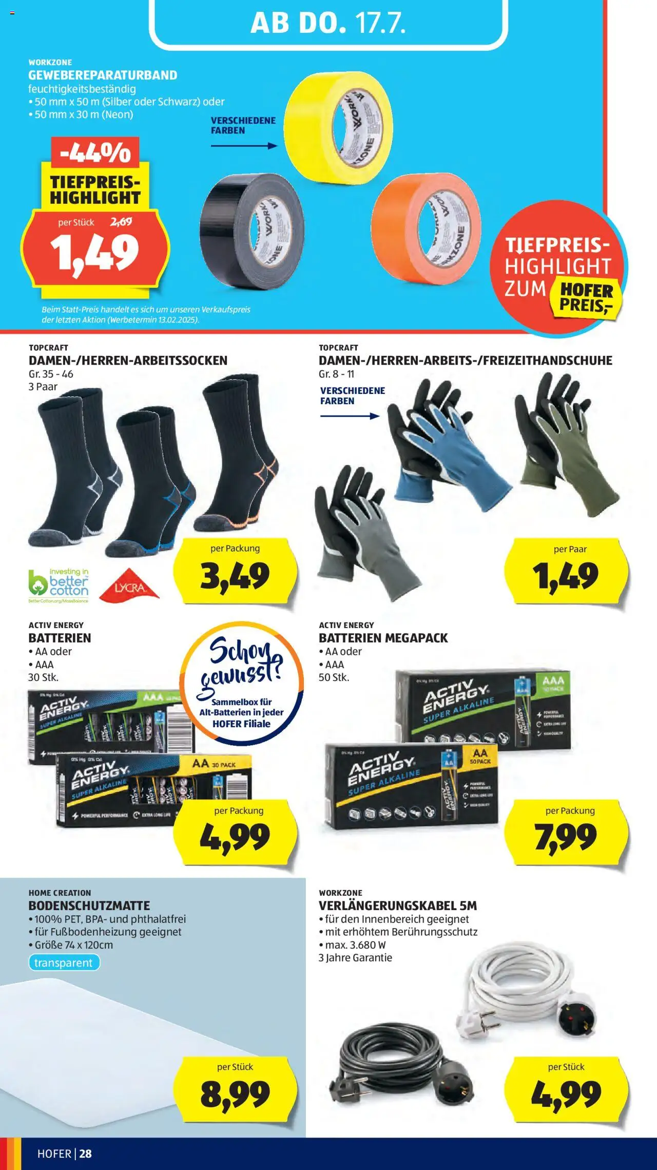 Hofer AT akciós ujság - amely érvényes a következő dátumtól: 11.07.2025 | Oldal: 32