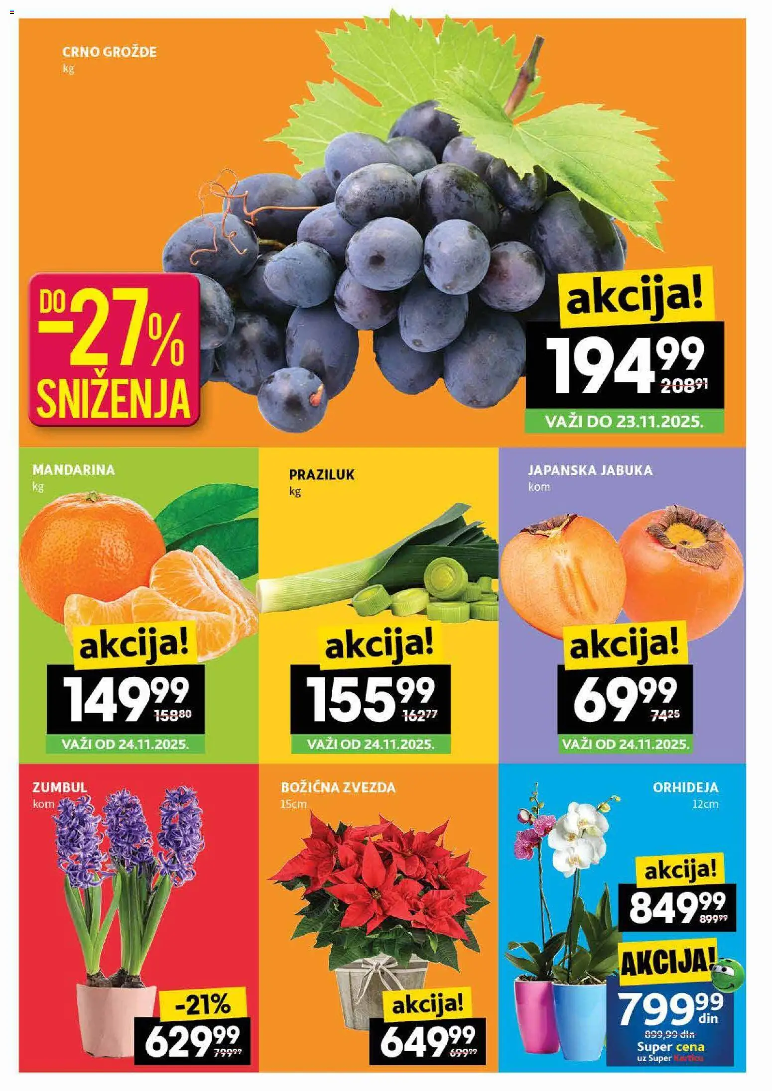 Roda katalog - važi od 20.11.2025 | Strana: 2 | Proizvode: Mandarina, Praziluk, Orhideja