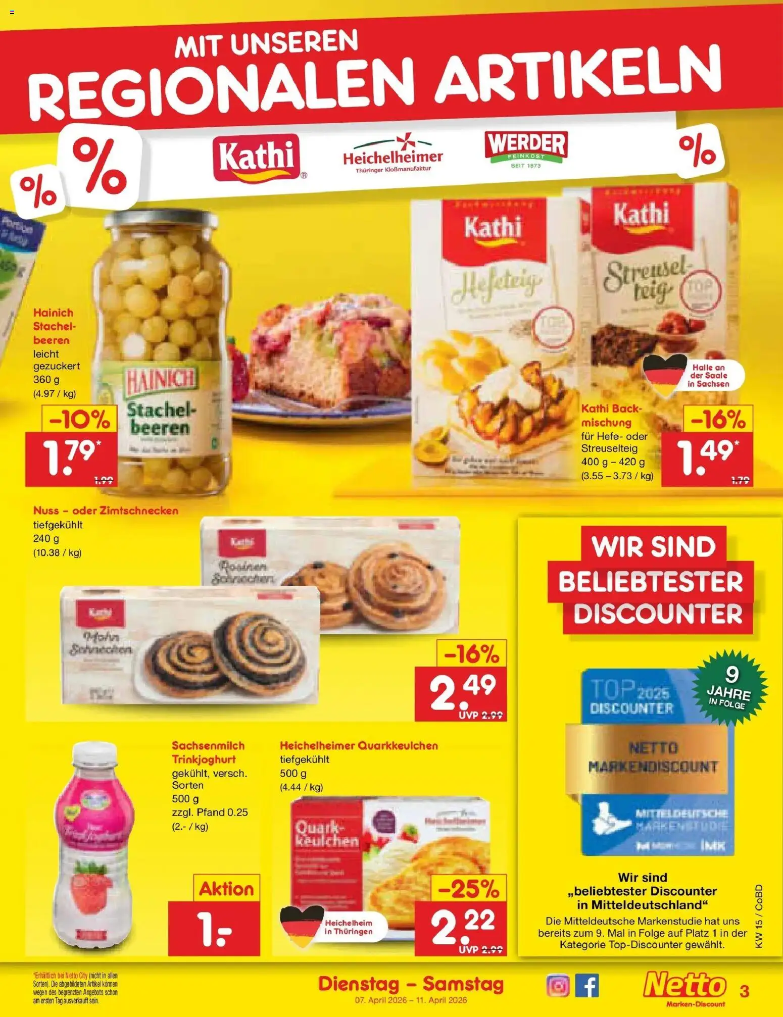 Netto Marken-Discount Prospekt Delitzsch	 – gültig ab 07.04.2026 | Seite: 29 | Produkte: Top, Quark, Trinkjoghurt