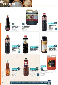 METRO - Prévisualisation de METRO - Restauration asiatique valide à partir de 28.08.2025 | Page: 44 | Produits: Piment, Huîtres, Sauce huître, Livre