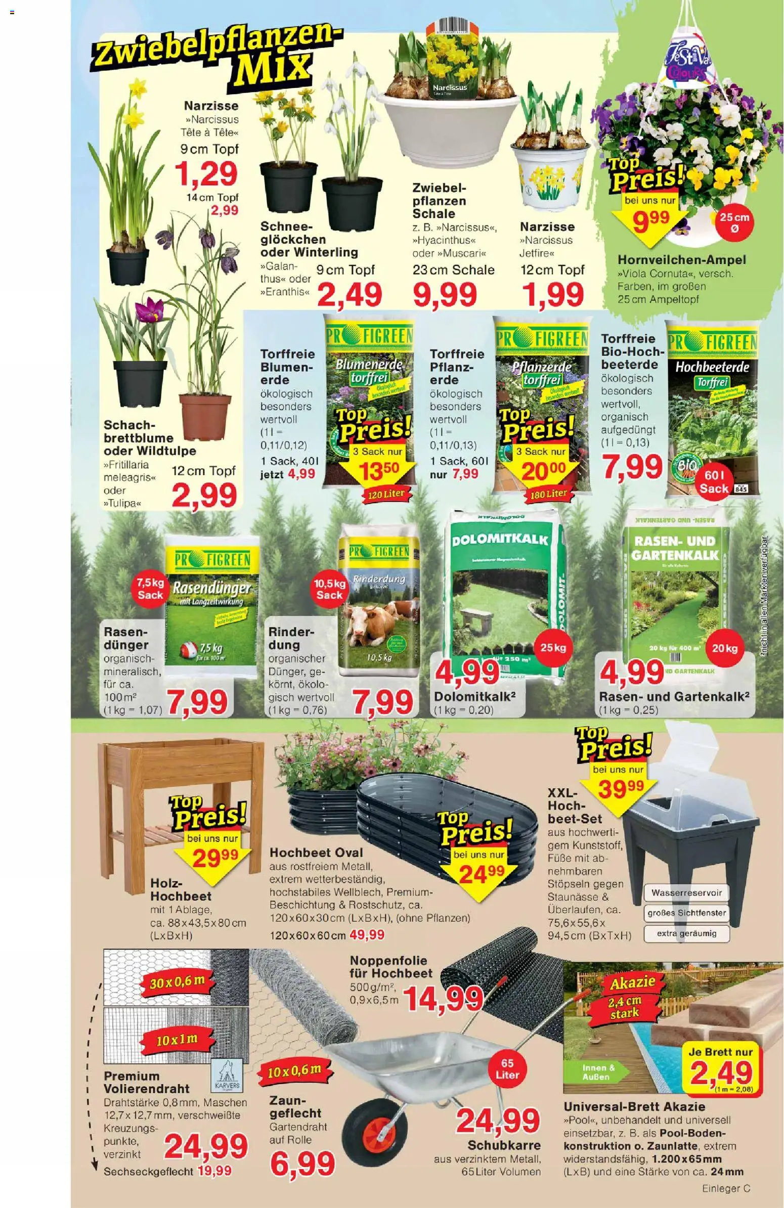 Wiglo Wunderland Prospekt 	 – gültig ab 02.03.2026 | Seite: 7 | Produkte: Hochbeet, Pflanzerde, Blumen, Blumenerde