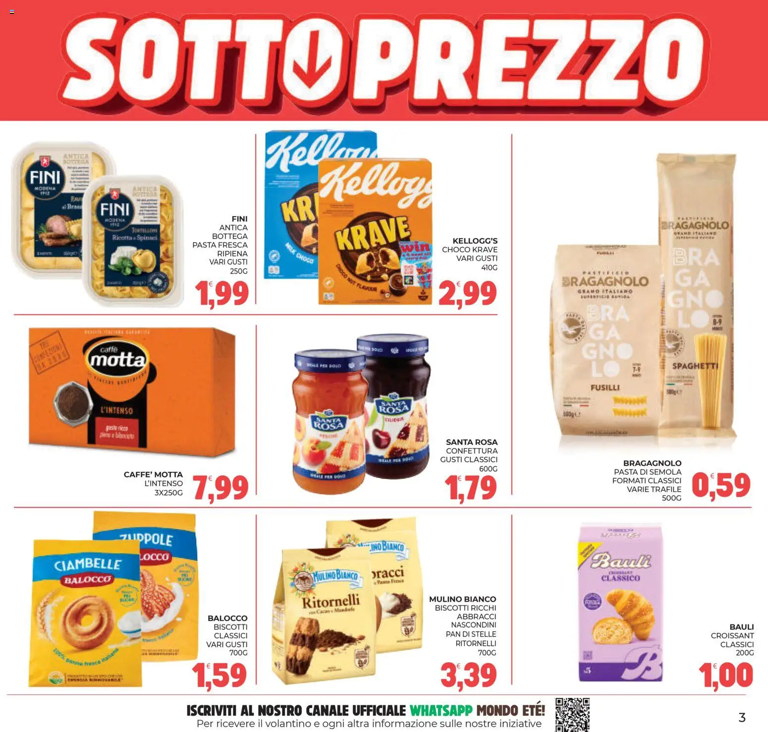 Volantino Eté del 17.04.2026 | Pagina: 3 | Prodotti: Ciambelle, Caffè, Spinaci, Cocco