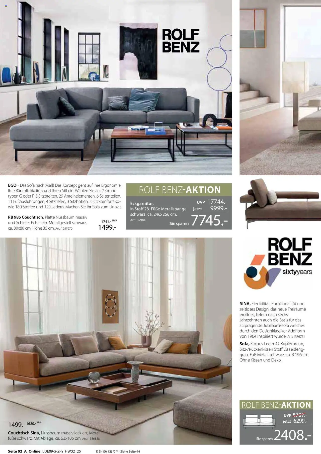 Zurbrüggen Wohnen – gültig ab 28.09.2025 | Seite: 4 | Produkte: Kissen, Sofa, Couchtisch