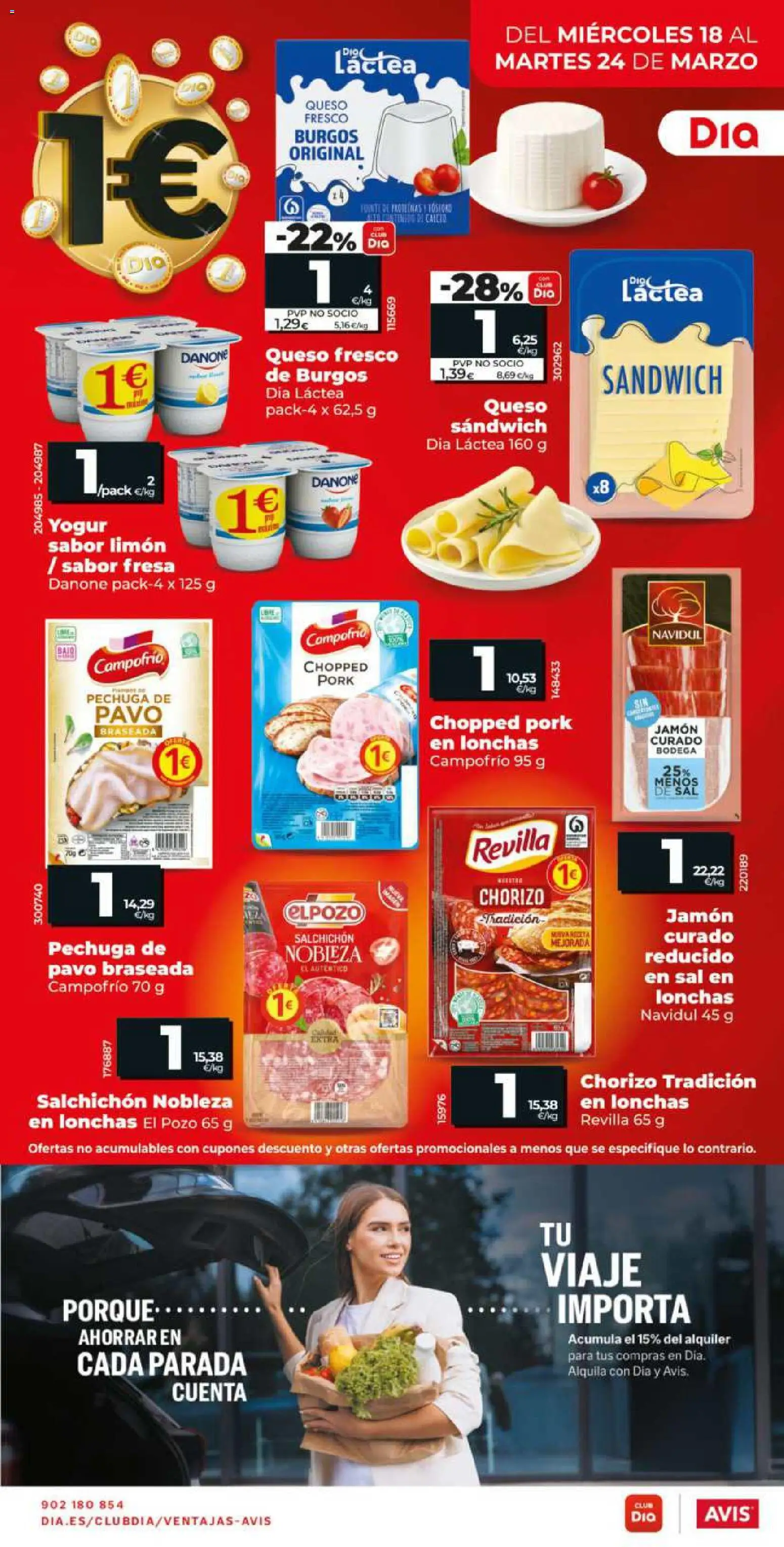 Dia - folleto Market │ válido desde el 18.03.2026 | Página: 7 | Productos: Queso, Yogur, Jamón, Queso fresco