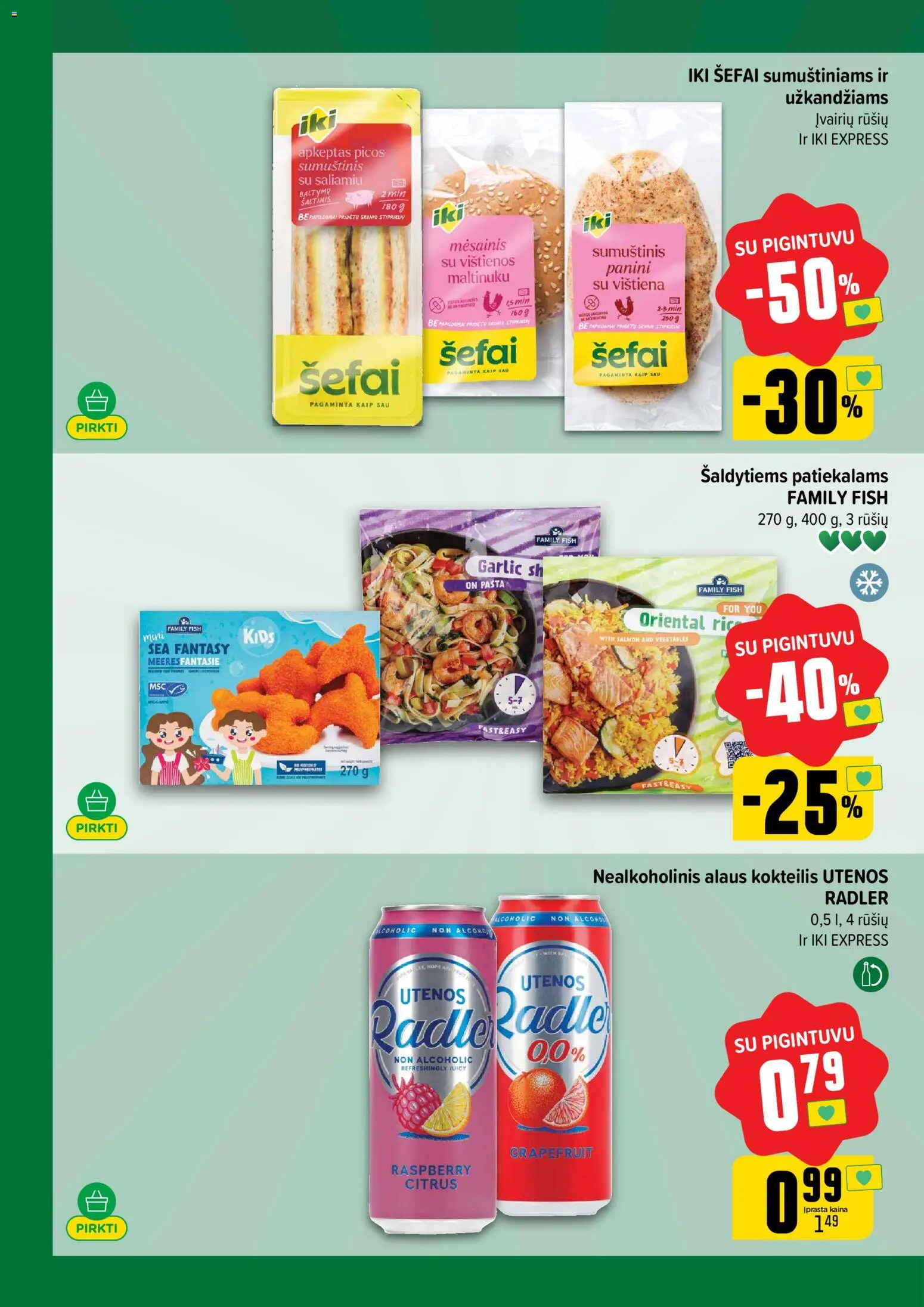 IKI akcijos nuo 14.04.2026 | Puslapis: 2 | Prekių: Vištienos, Sumuštinis, Vištiena
