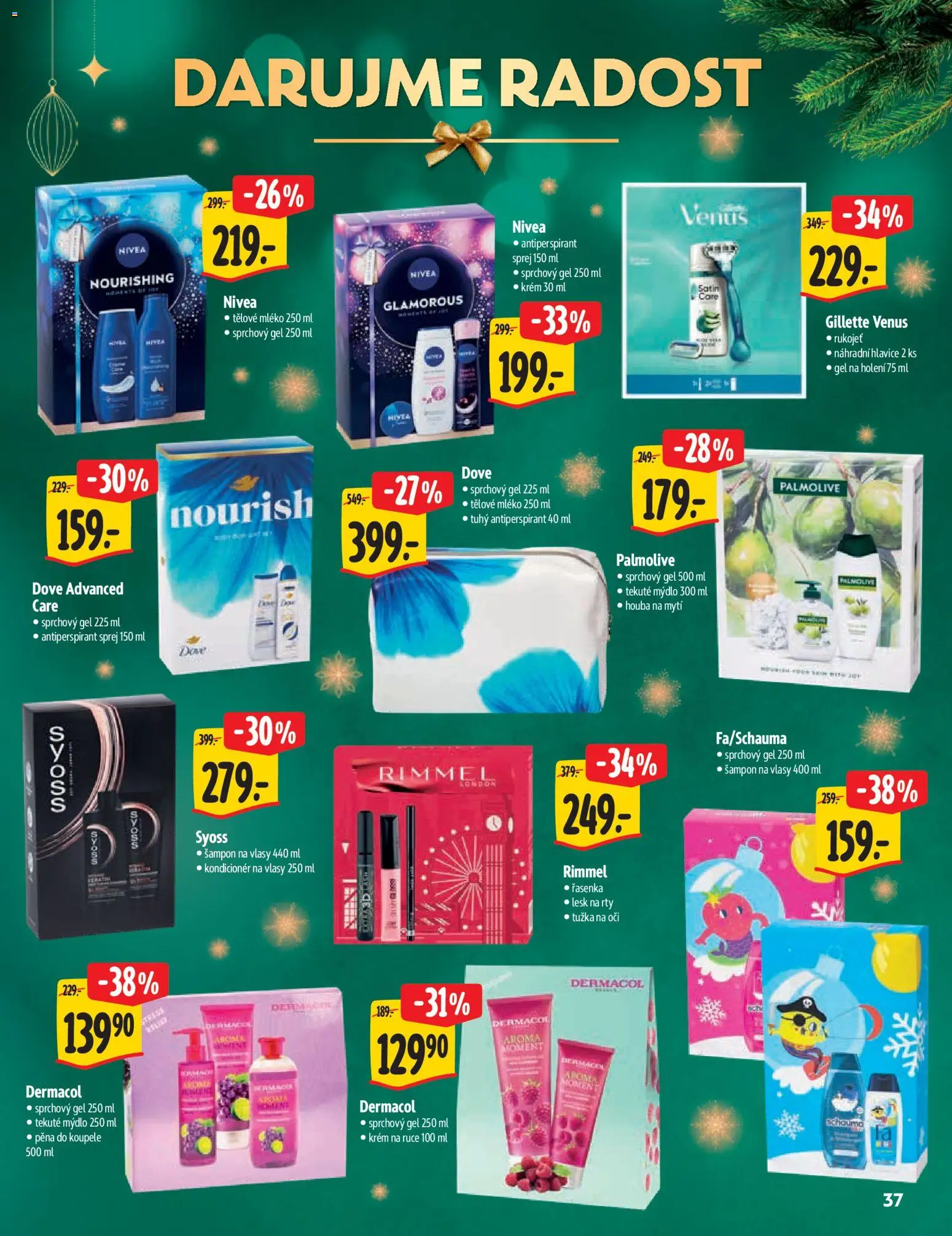 Albert katalog - Hypermarket od 29.10.2025 | Strana: 37 | Produkty: Syoss, Nivea, Dove, Tužka na oči
