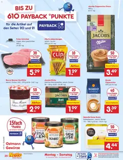 Netto Marken-Discount Prospekt 	 ab 03.11.2025 gültig | Seite: 20 | Produkte: Milka, Gewürze, Putenschnitzel, Bonne maman