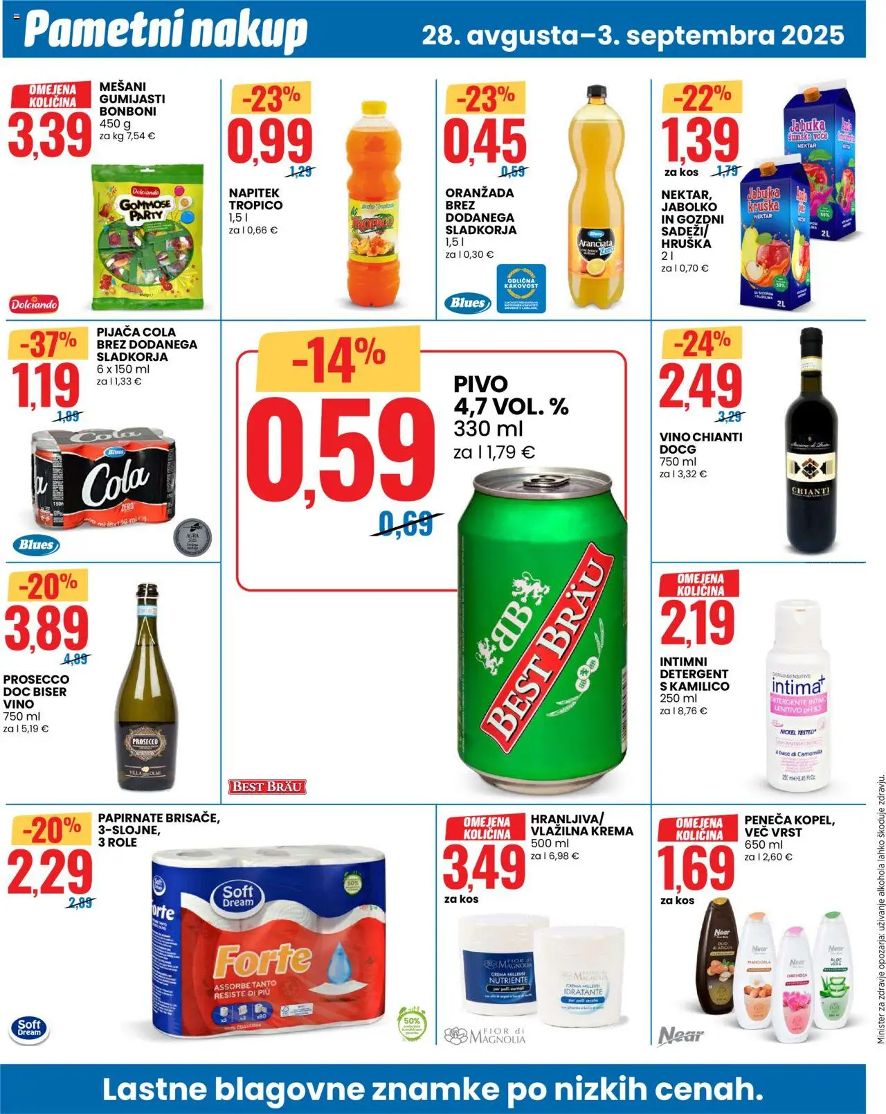Eurospin katalog │ velja od 28.08.2025 | Stran: 10 | Izdelki: Hruska, Kos, Krema, Vino