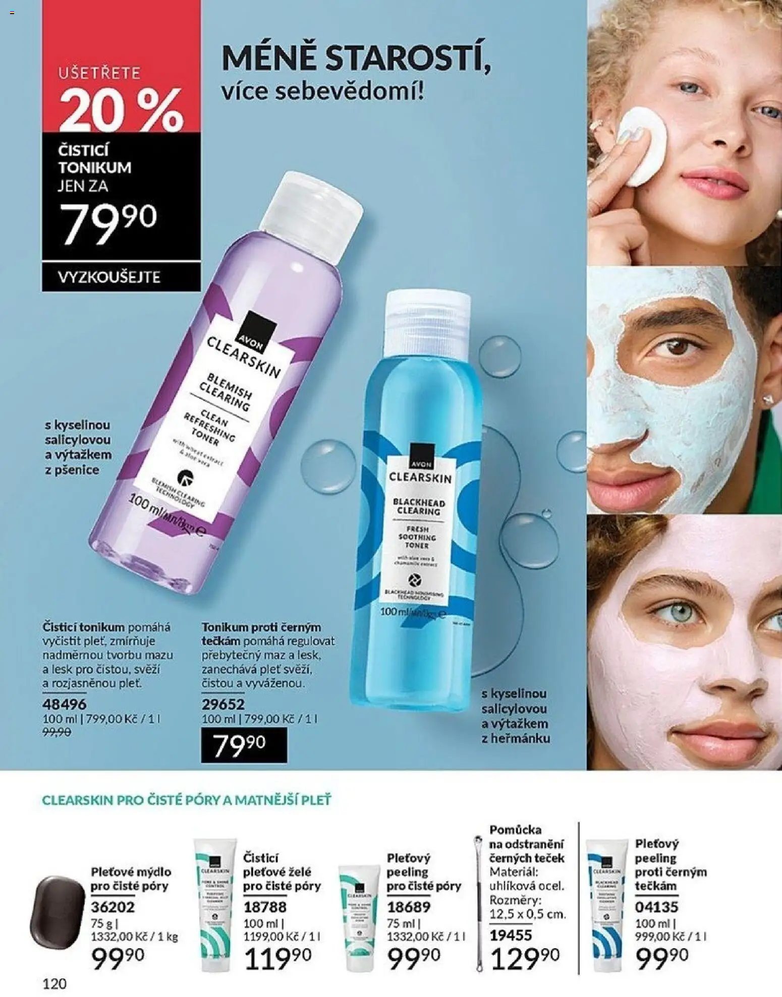 Avon katalog 3/2026 od 01.03.2026 | Strana: 120 | Produkty: Mýdlo, Toner, Peeling