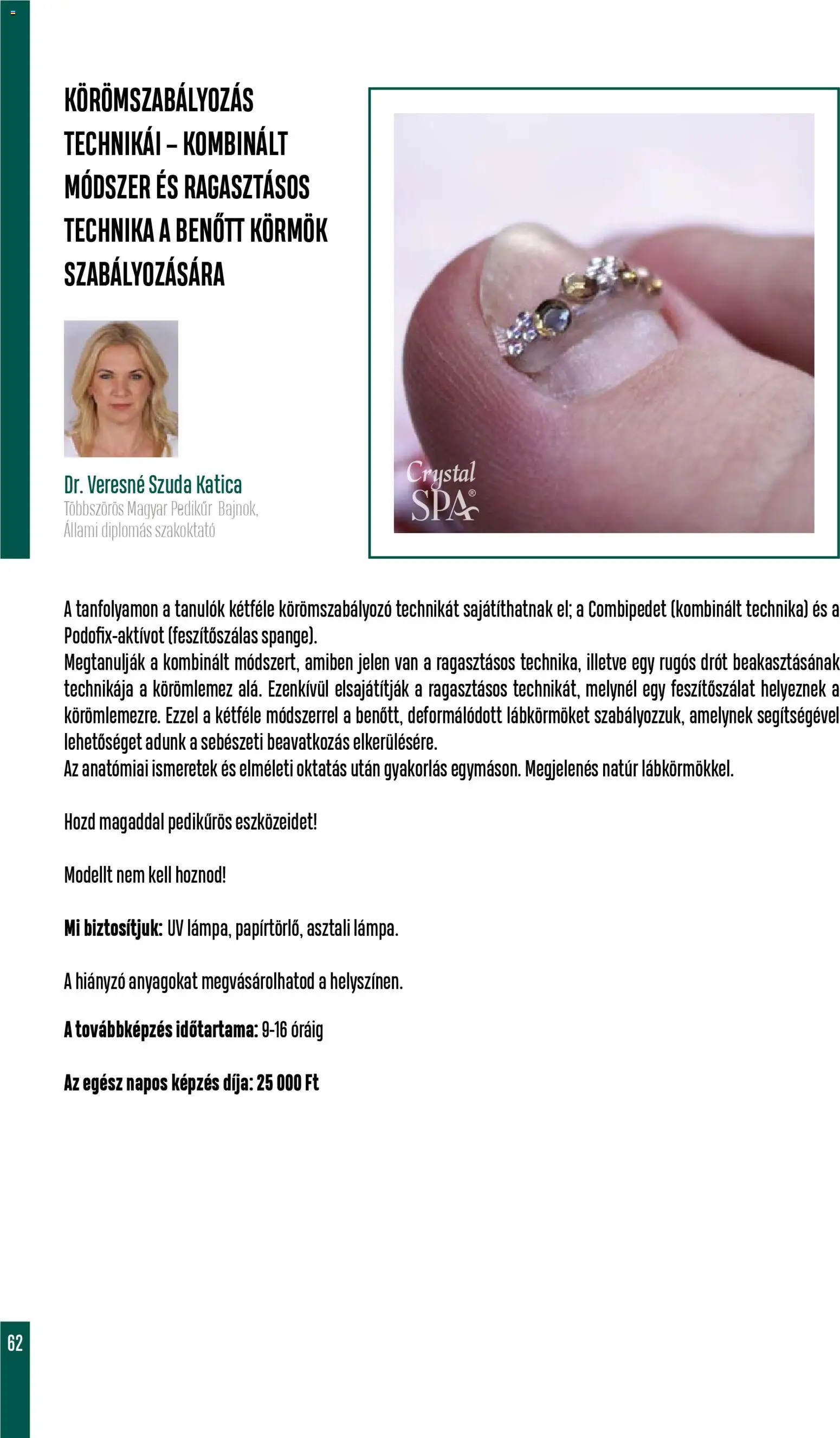 Crystal Nails akciós ujság - amely érvényes a következő dátumtól: 01.12.2025 | Oldal: 62