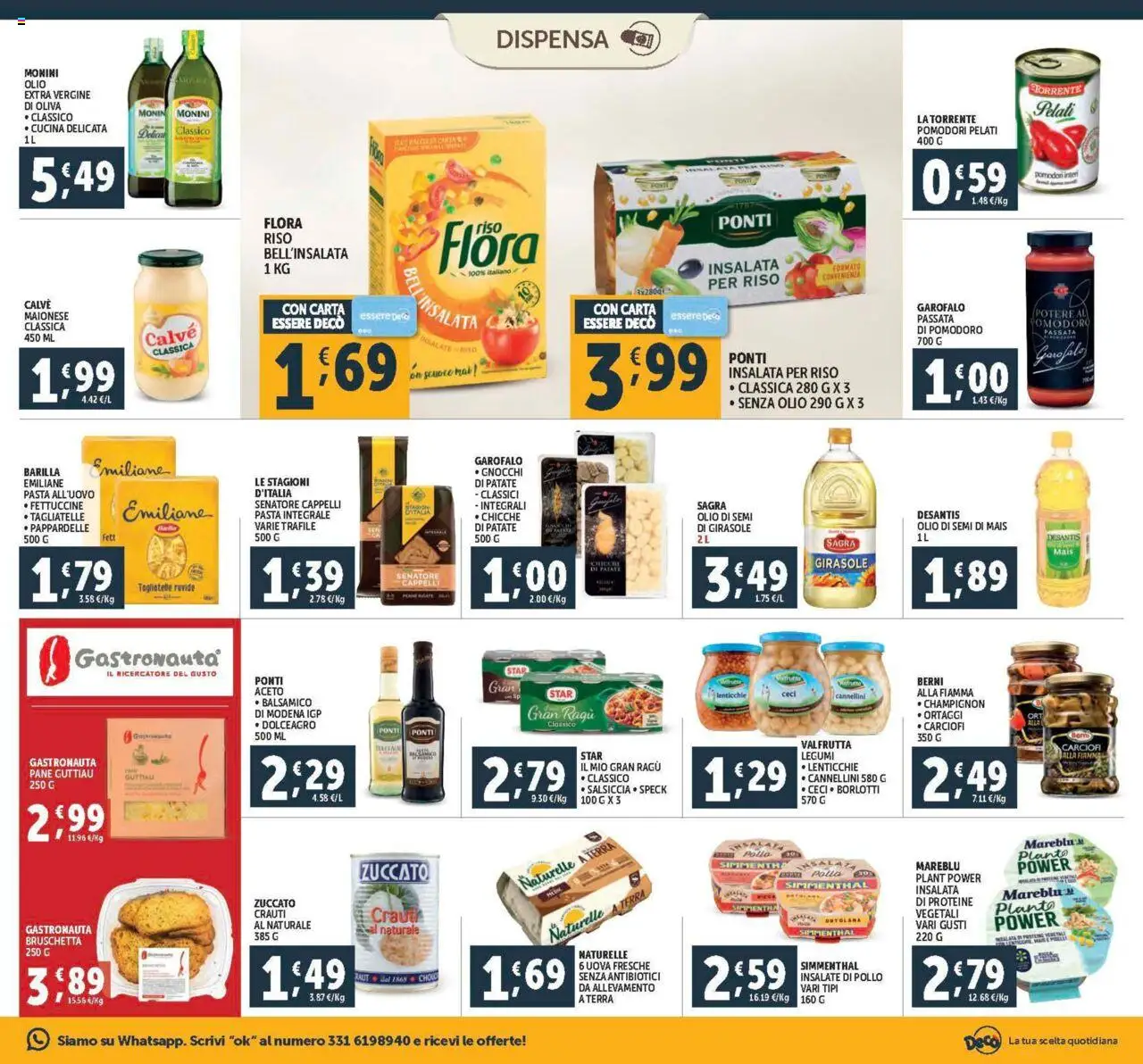 Volantino Decò del 29.07.2025 | Pagina: 13 | Prodotti: Pollo, Riso, Ceci, Lenticchie