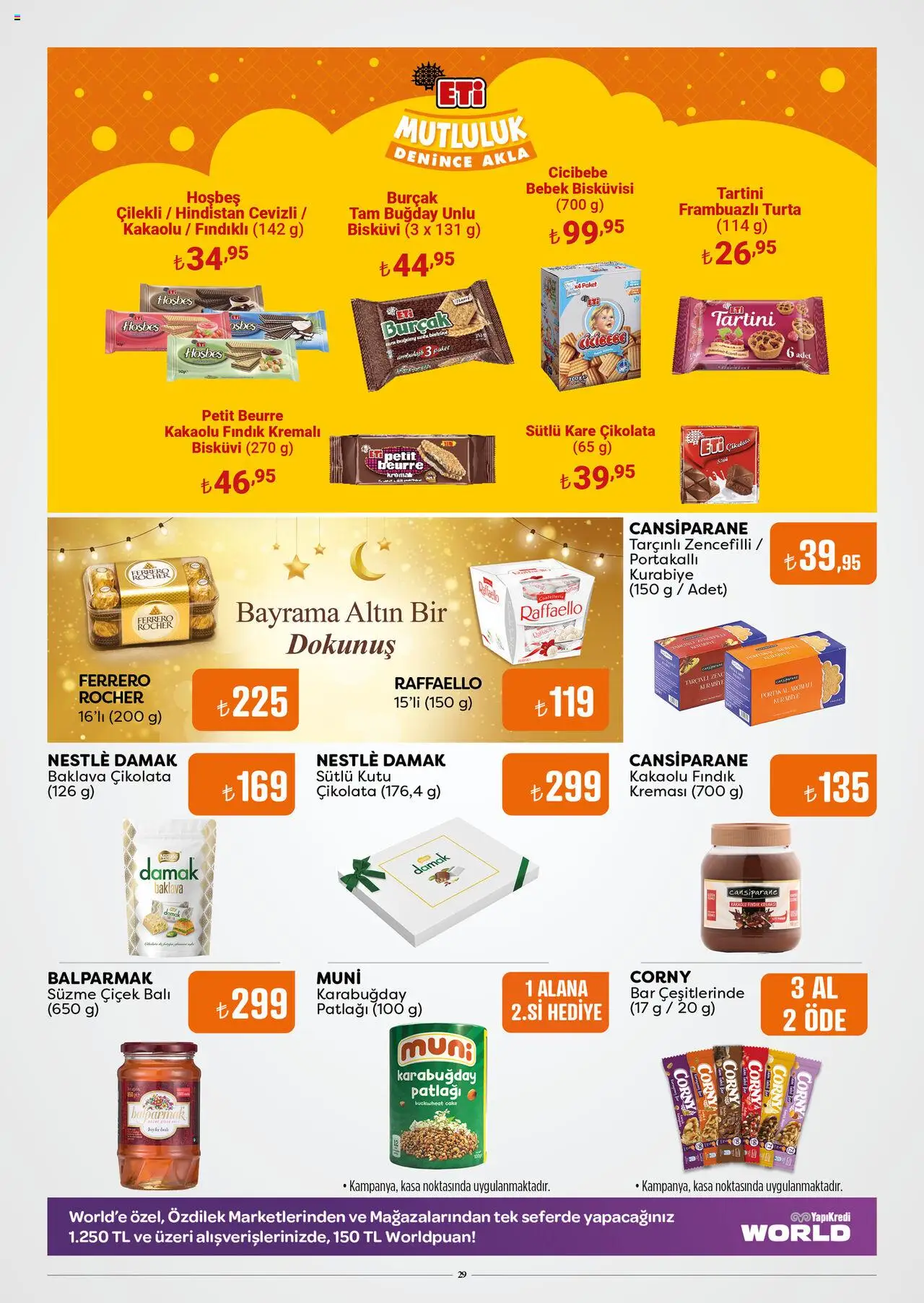 Özdilek Katalog - 20.05.2025 tarihinden itibaren geçerlidir | Sayfa: 29 | Ürünler: Çikolata, Fındık, Kurabiye, Bisküvi