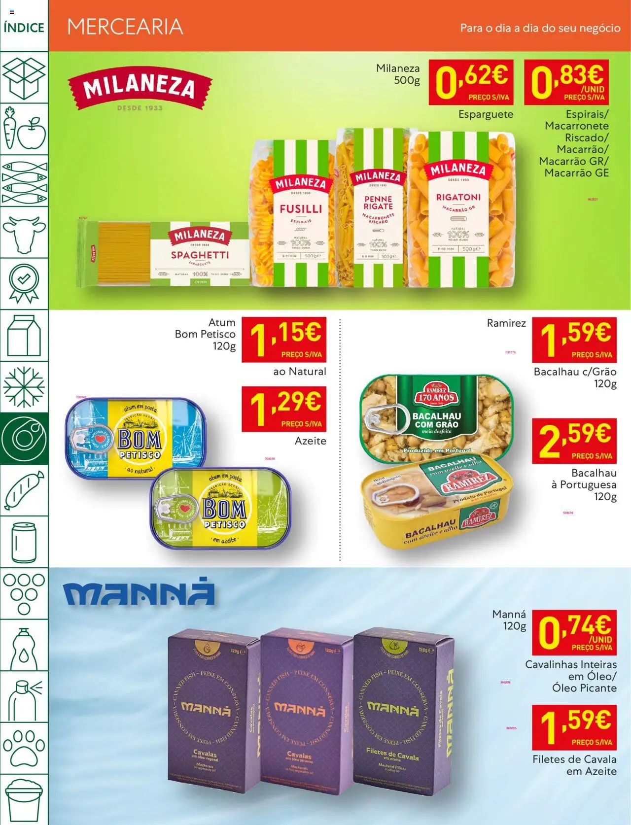 Recheio folheto │ válido de 19.08.2025 | Página: 24 | Produtos: Atum, Bacalhau, Óleo, Peixe