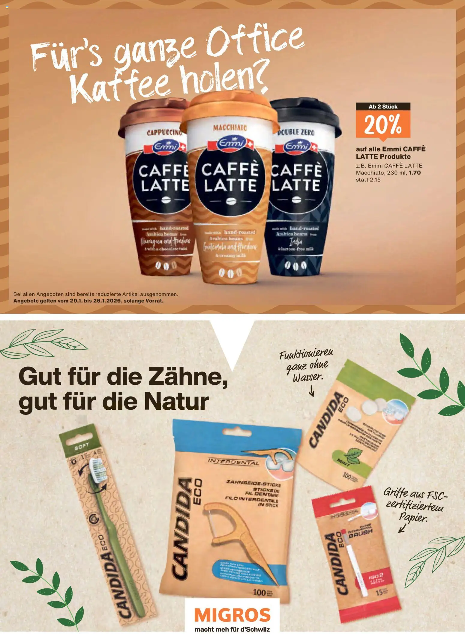 Migros Magazin – gültig ab 19.01.2026 | Seite: 62 | Produkte: Kaffee