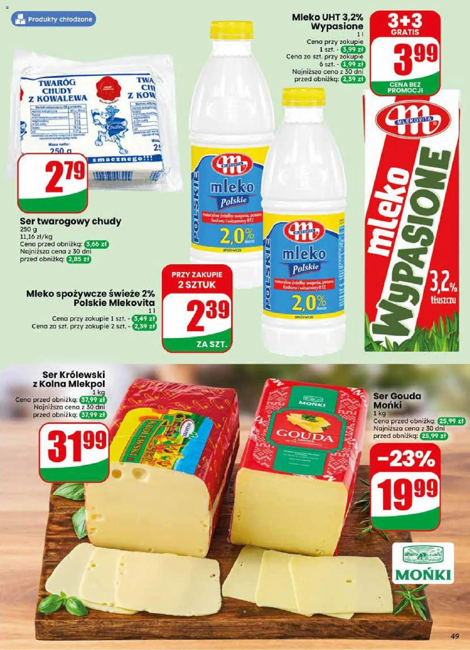 Dino gazetka od 29.04.2026 | Strona: 49 | Produkty: Twaróg chudy, Ser twarogowy chudy, Ser, Twaróg