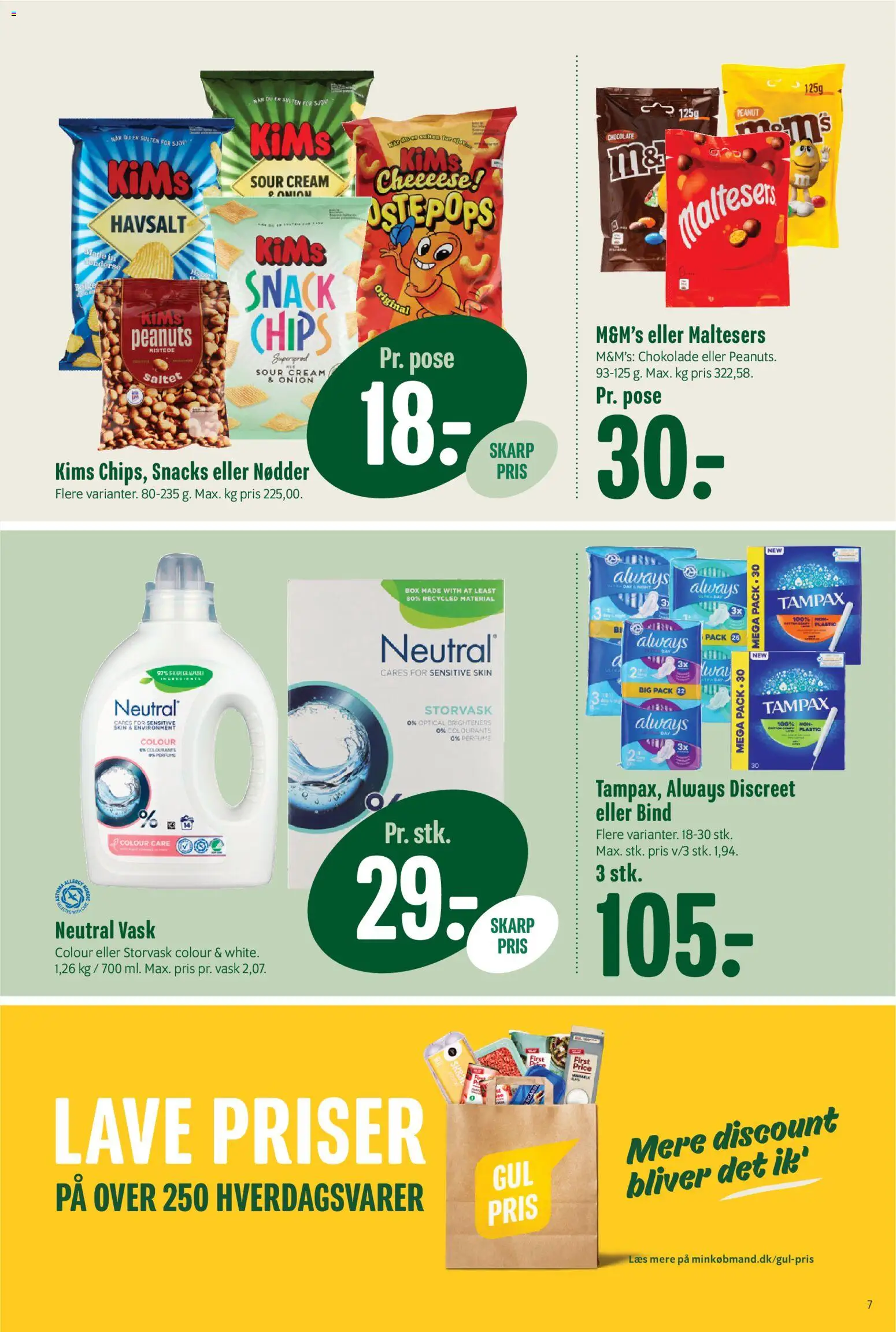 Min Købmand tilbudsavis – gyldig fra 06.03.2026 | Side: 8 | Produkter: Chokolade, Nødder, Peanuts