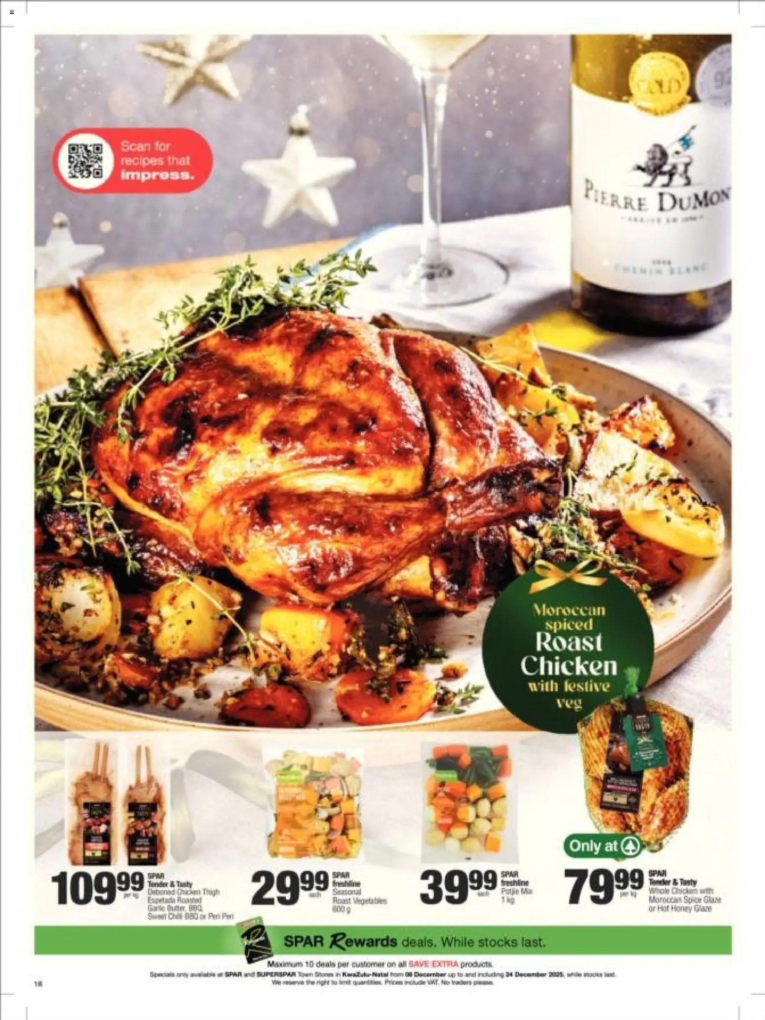 New Superspar catalogue – valid from 08.12.2025 | Page: 10 | Products: Chicken, Vegetables