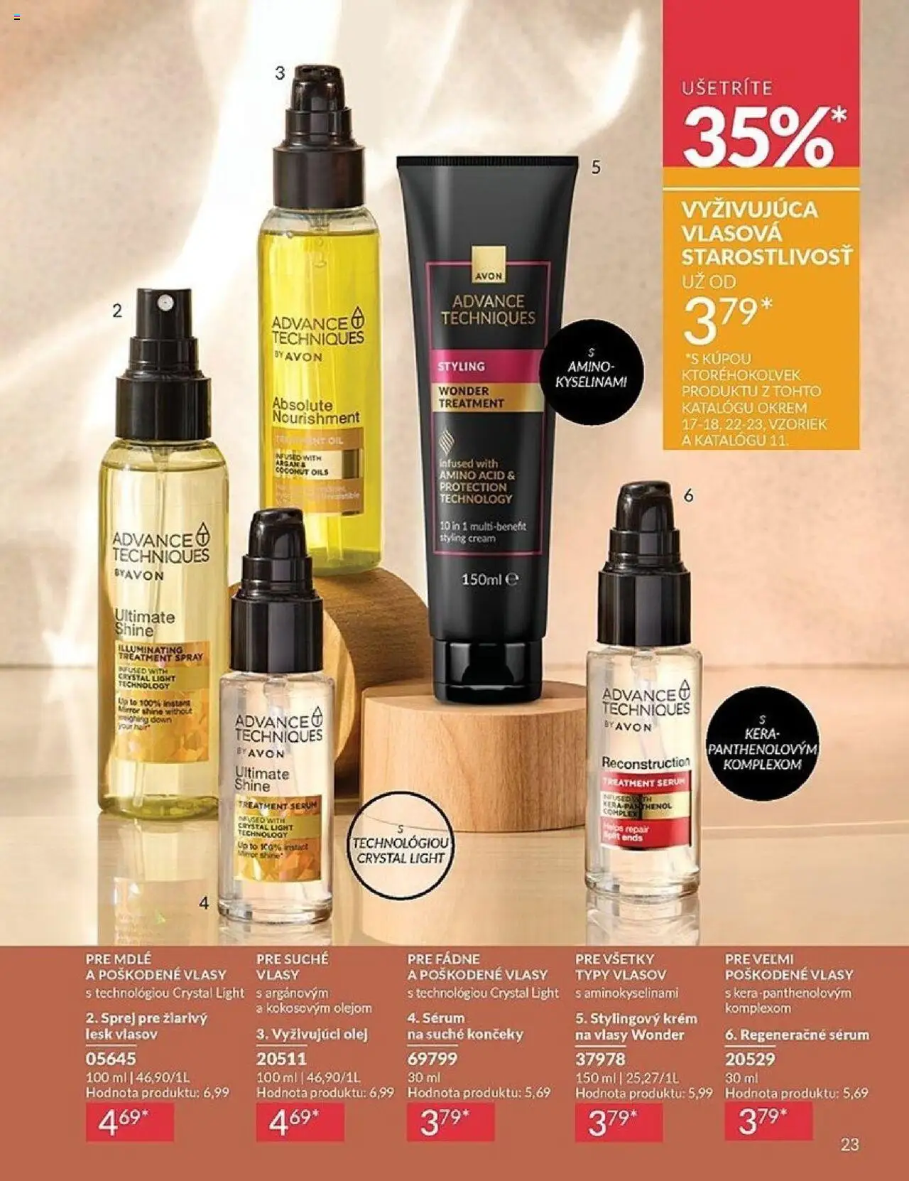 Nové Avon akcie – leták je platný od 01.10.2025 | Strana: 23 | Produkty: Olej, Krém