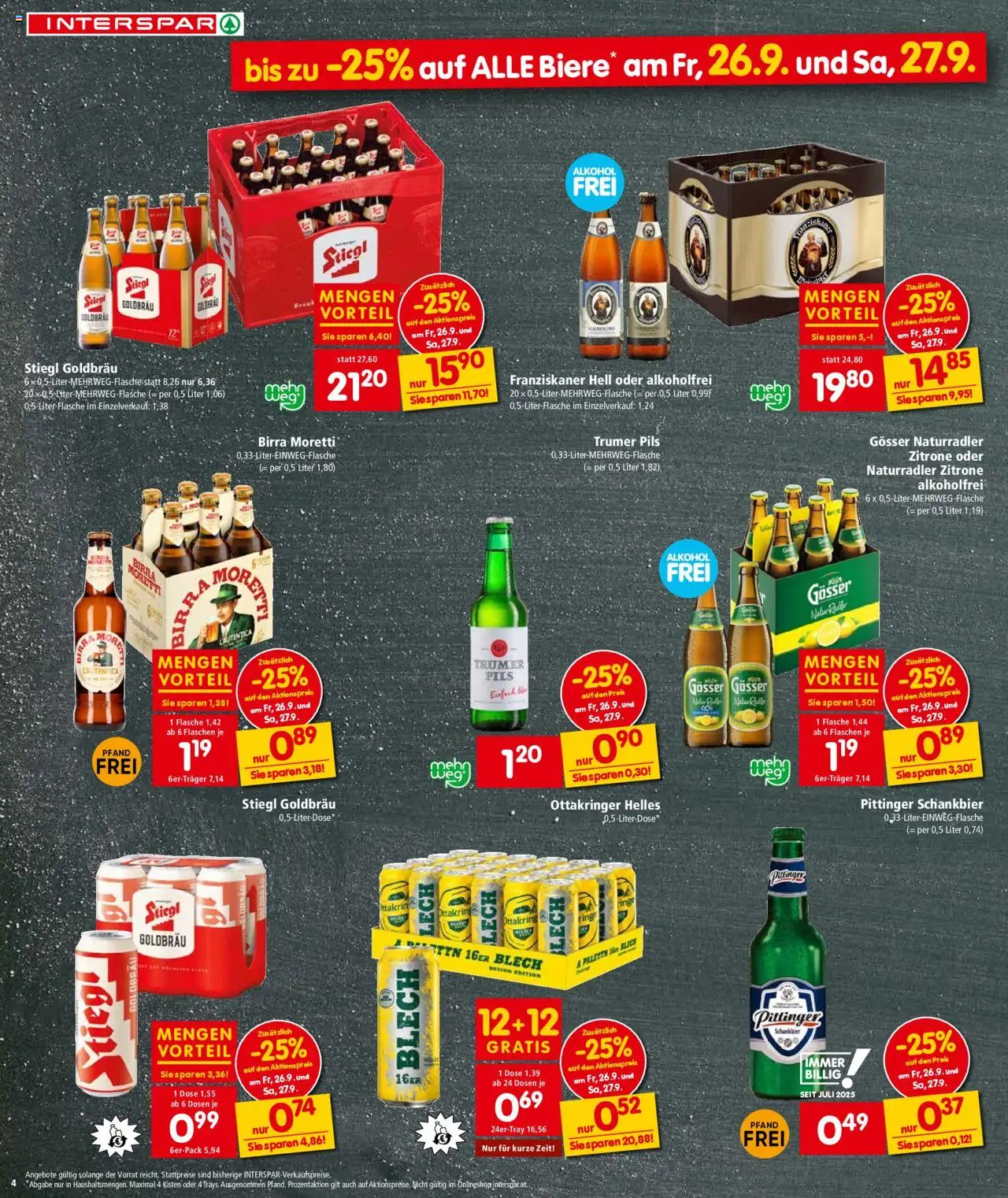 Interspar Flugblatt - Vorarlberg gültig ab 25.09.2025 | Seite: 6 | Produkte: Zitrone