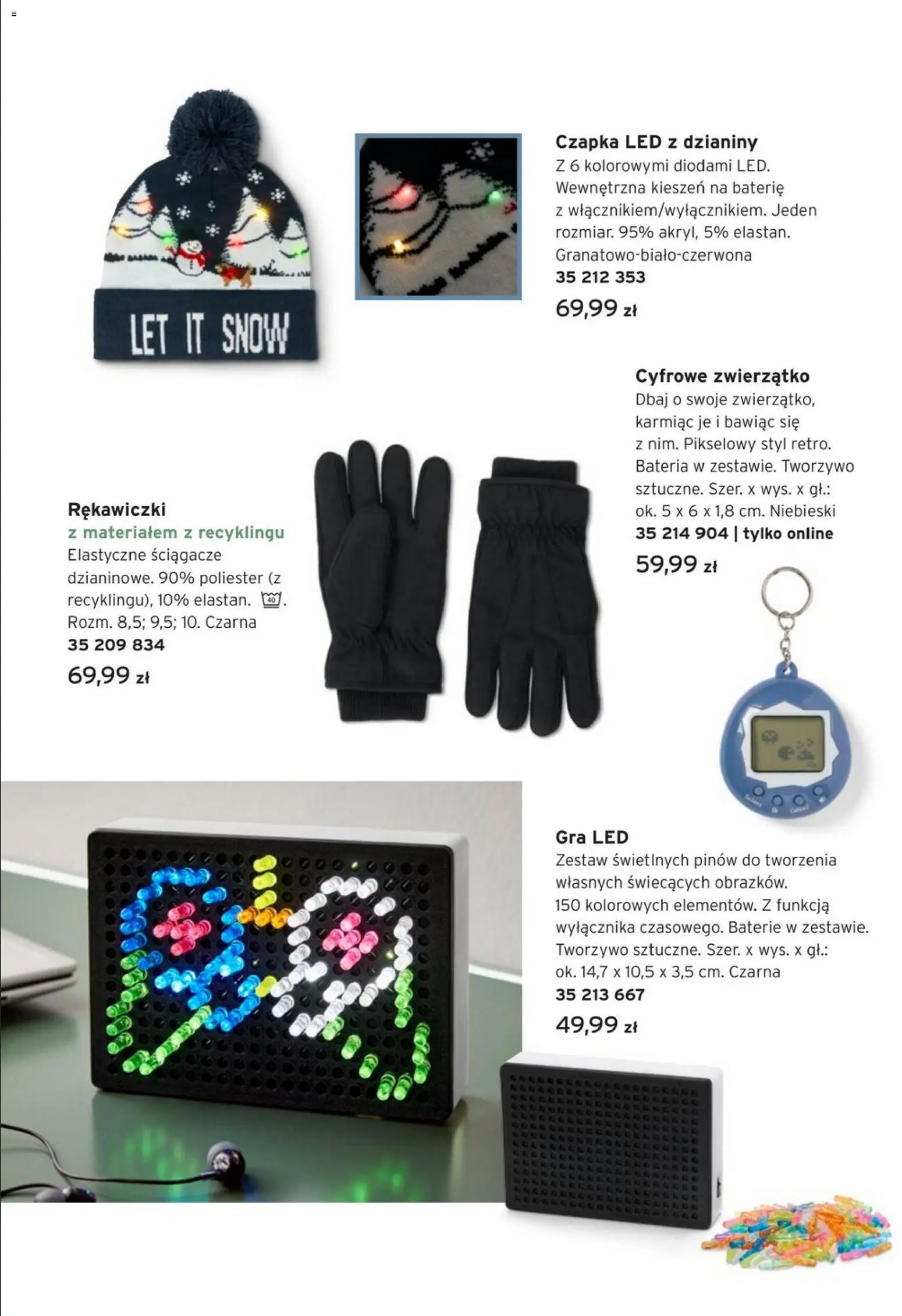 Tchibo promocje od 25.11.2025 | Strona: 16 | Produkty: Czapka, Rękawiczki, Gra, Baterie