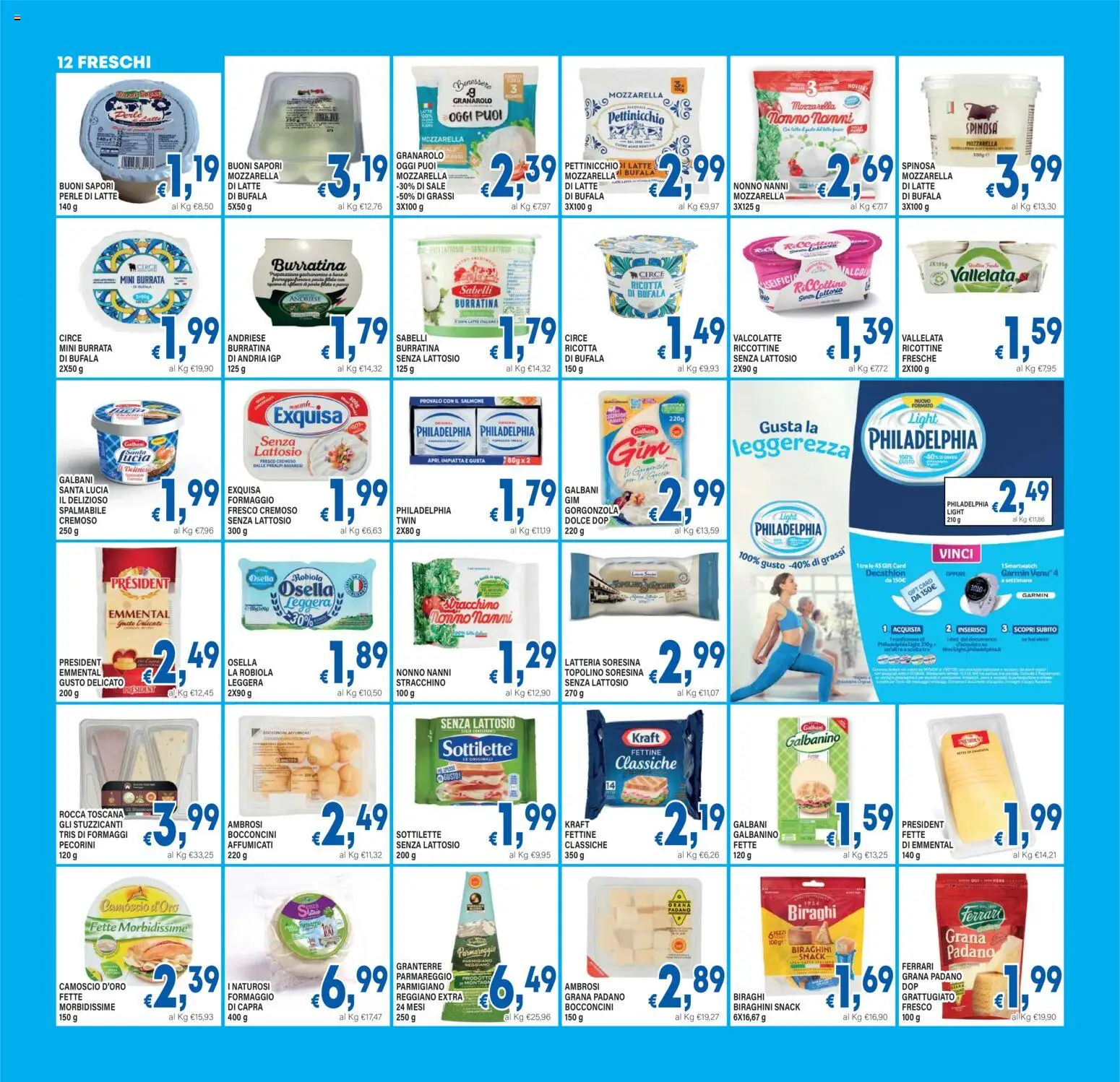 Volantino DEM del 29.04.2026 | Pagina: 12 | Prodotti: Salmone, Gin, Formaggio, Gorgonzola