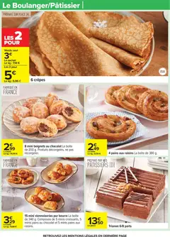 Carrefour - Prévisualisation de Carrefour Le mois vip, des promos très importantes valide à partir de 24.02.2026 | Page: 32 | Produits: Viennoiseries, Beurre, Chocolat