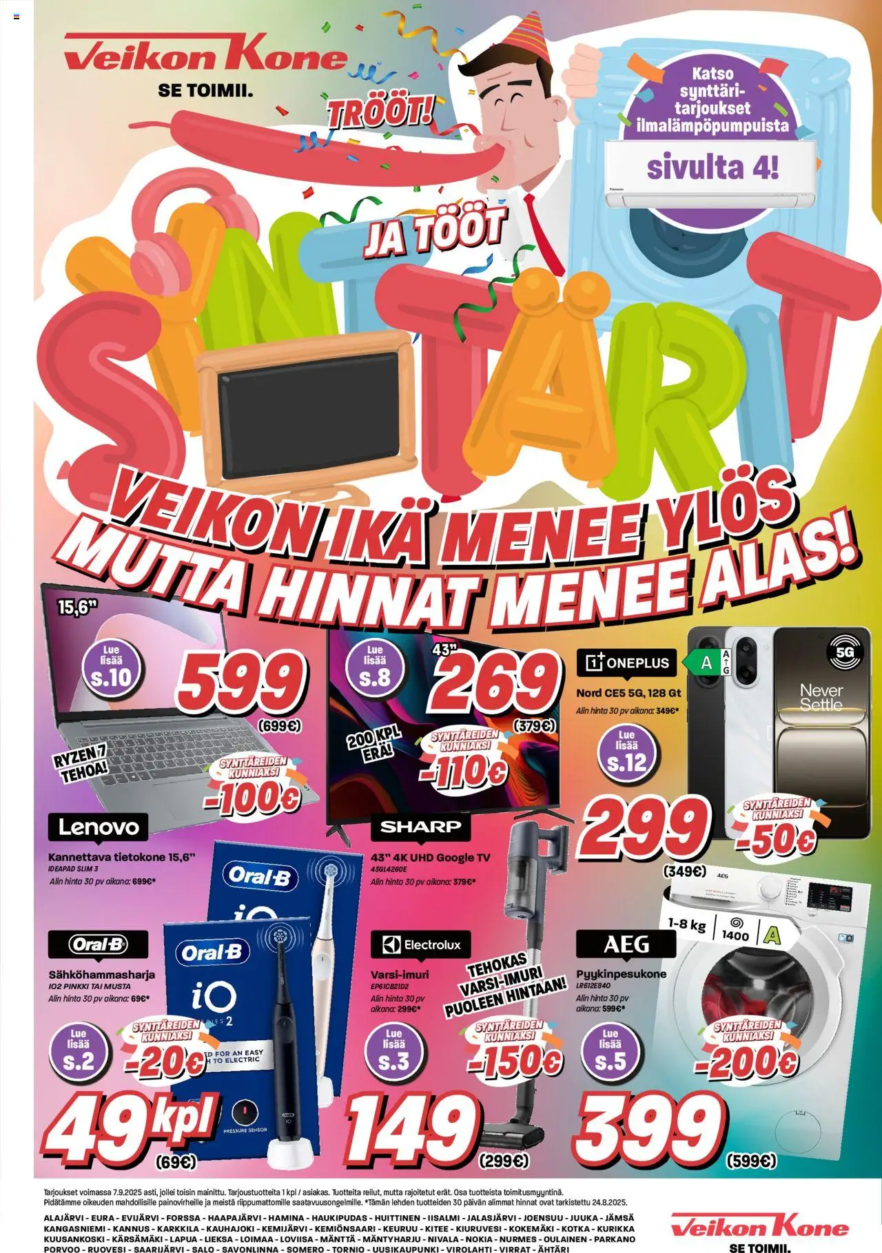 | Sivu: 1 | Tuotteet: Sähköhammasharja, Tietokone, TV