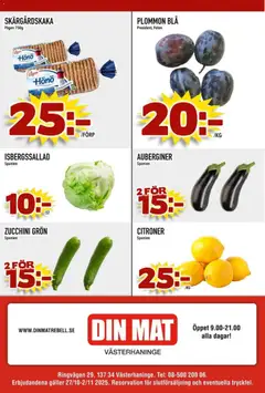 Din Mat - erbjudanden - Förhandsvisning av reklamblad från butik Din Mat aktuell från 27.10.2025 | Sida: 8