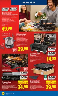 Lidl Aktionen ab 18.12.2025 gültig | Seite: 20 | Produkte: Raclette, Fondue