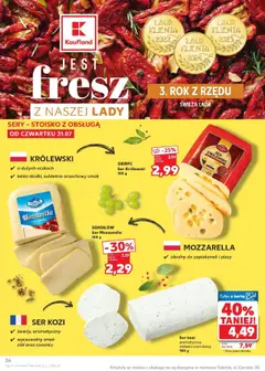 Kaufland gazetka od 31.07.2025 | Strona: 26 | Produkty: Karta, Ser kozi, Sery, Ser