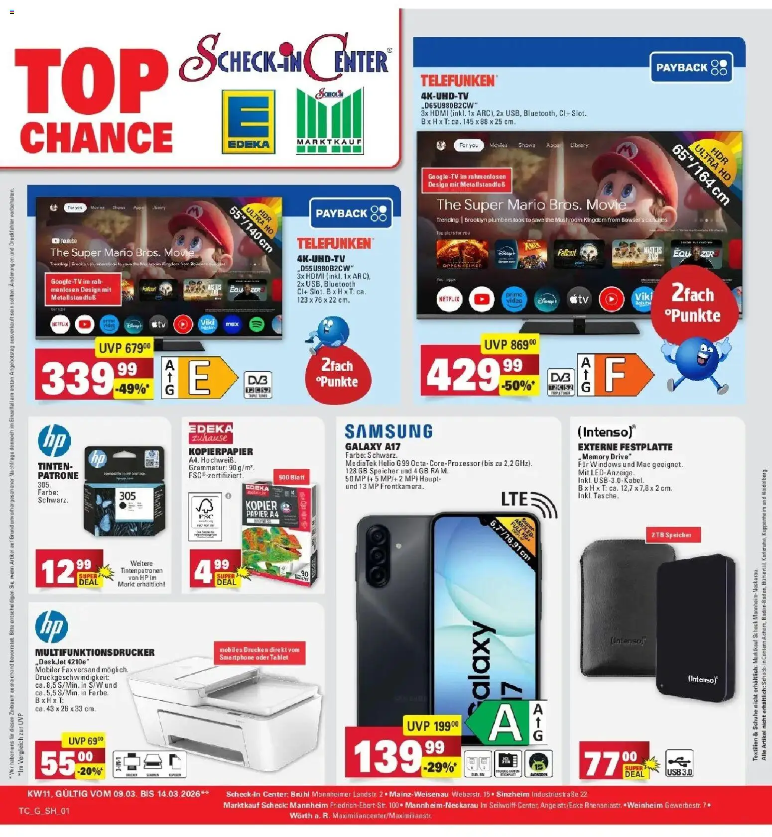 Edeka prospekt Wörth Am Rhein	 – gültig ab 09.03.2026 | Seite: 68 | Produkte: HP, Top, USB, Smartphone