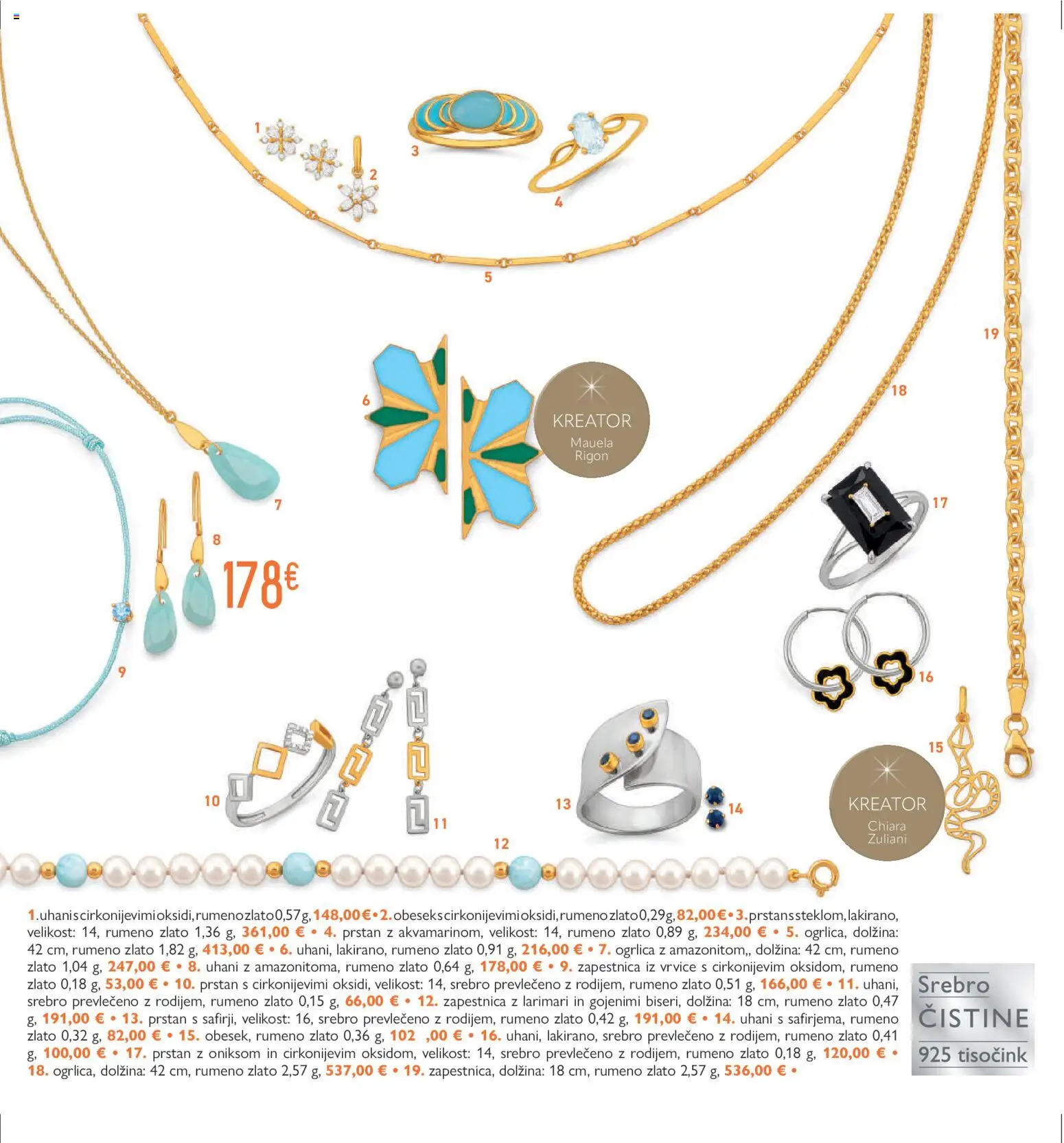 Novi E.leclerc katalog ponudbe – veljaven od 07.04.2026 | Stran: 18 | Izdelki: Zapestnica, Prstan, Uhani