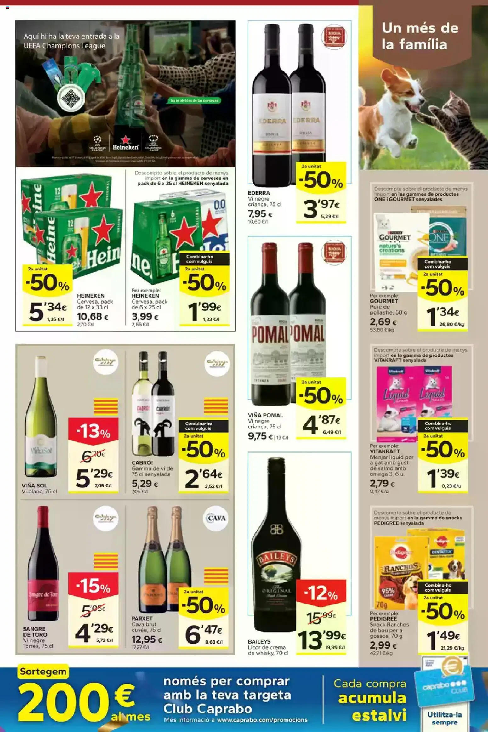 Caprabo folleto │ válido desde el 16.04.2026 | Página: 13 | Productos: Licor, Crema, Σπανάκι