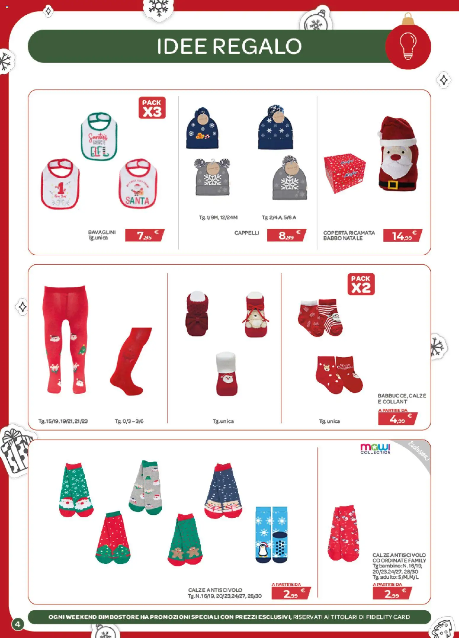 Volantino Bimbo store del 04.12.2025 | Pagina: 4 | Prodotti: Collant, Coperta
