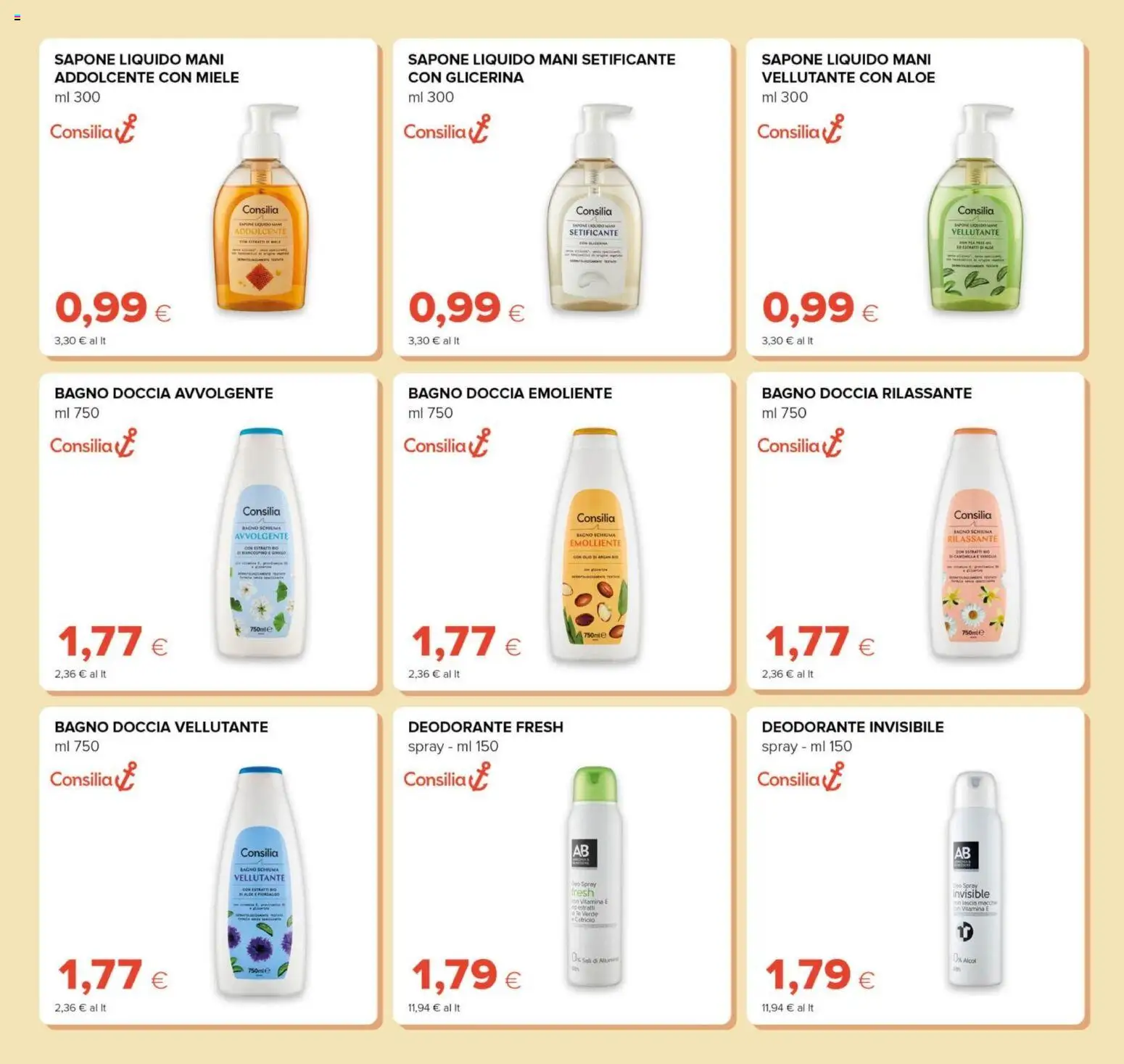 Volantino Tigre del 01.01.2026 | Pagina: 29 | Prodotti: Cetriolo, Miele, Bagno, Doccia