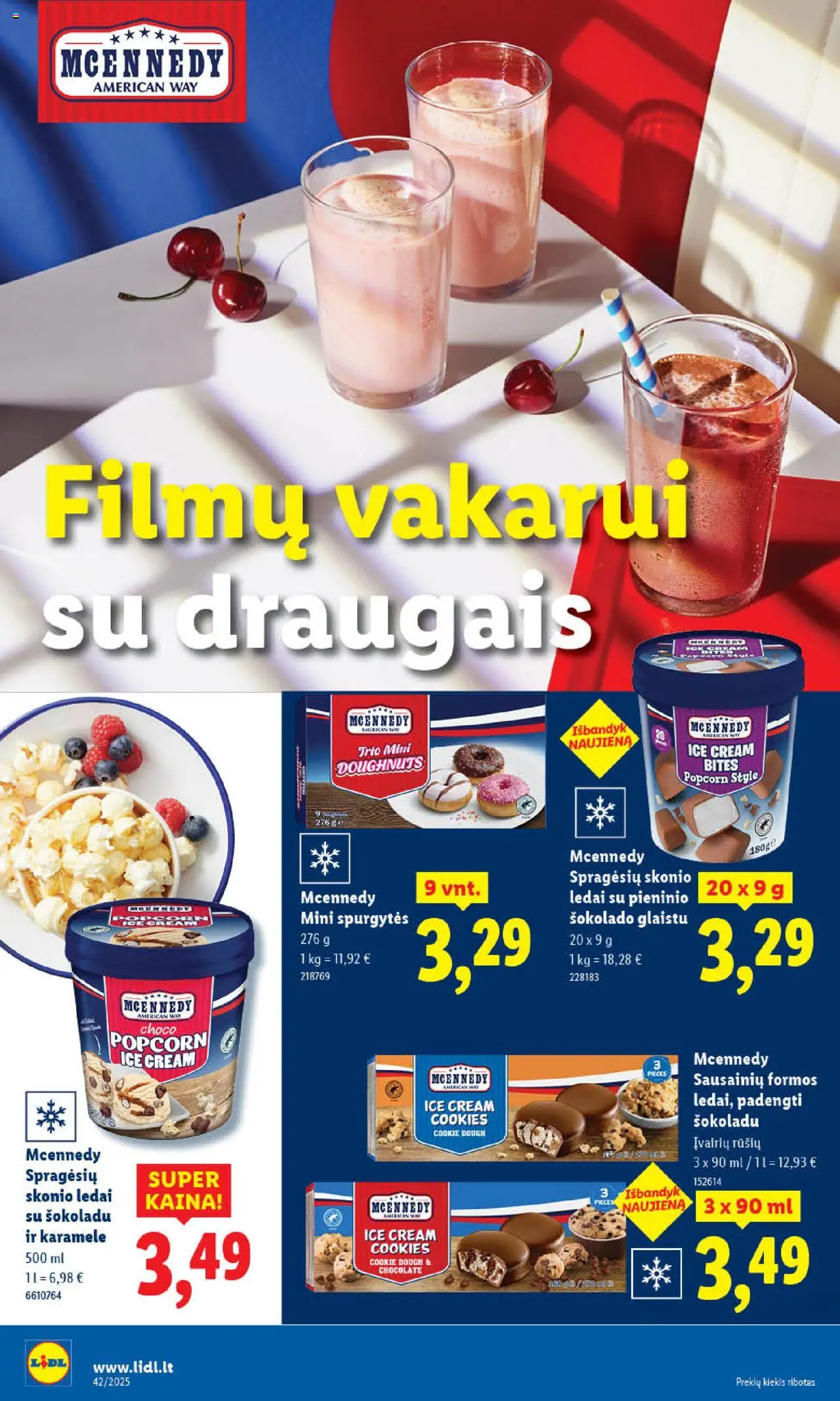 LIDL akcijos nuo 16.10.2025 | Puslapis: 28 | Prekių: Ledai