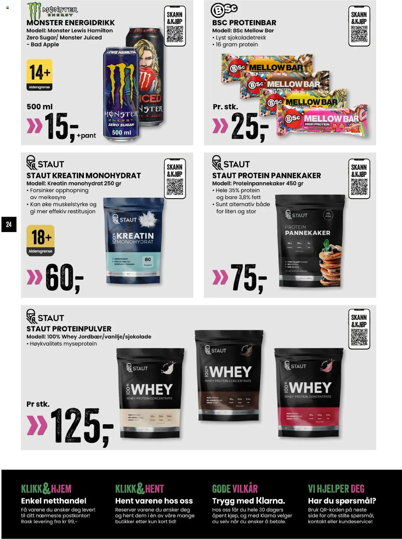  | Side: 24 | Produkter: Sukker, Skrue, Bad, Energidrikk