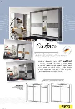 Náhled letáku Sconto nábytek katalog - Ložnice od 01.01.2025 | Strana: 21 | Produkty: Skříně, Nábytek, Šatní skříň, Skříň
