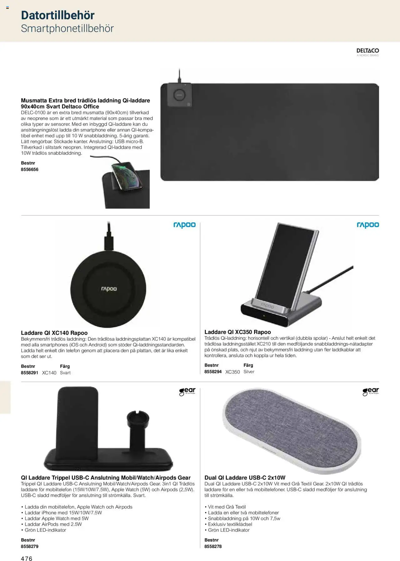 Office Depot reklamblad aktuell från 15.02.2024 | Sida: 478 | Produkter: Äpple, Laddare, USB, Musmatta