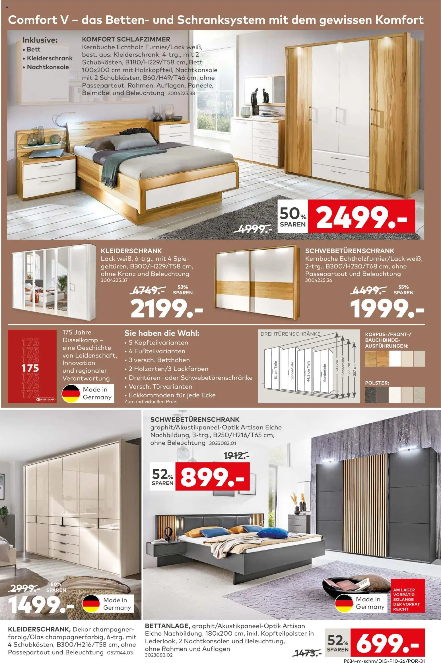 Porta! Prospekt  Potsdam	 – gültig ab 23.02.2026 | Seite: 5 | Produkte: Bett, Kleiderschrank, Schwebetürenschrank