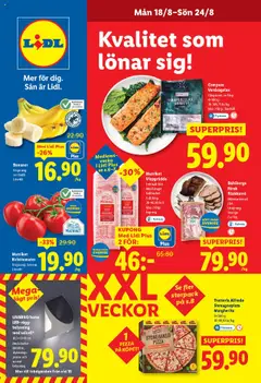 Lidl - erbjudanden - Förhandsvisning av reklamblad från butik Lidl aktuell från 18.08.2025