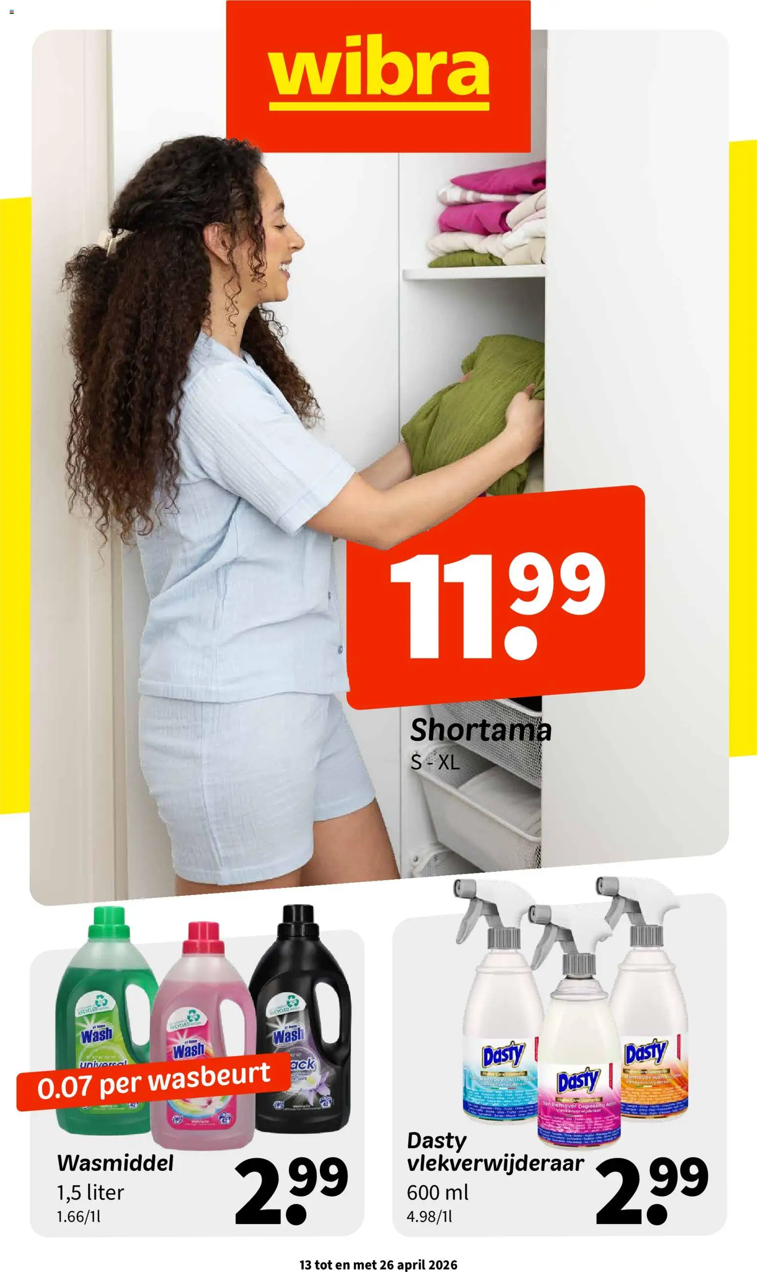 {H1} | Pagina: 1 | Producten: Wasmiddel